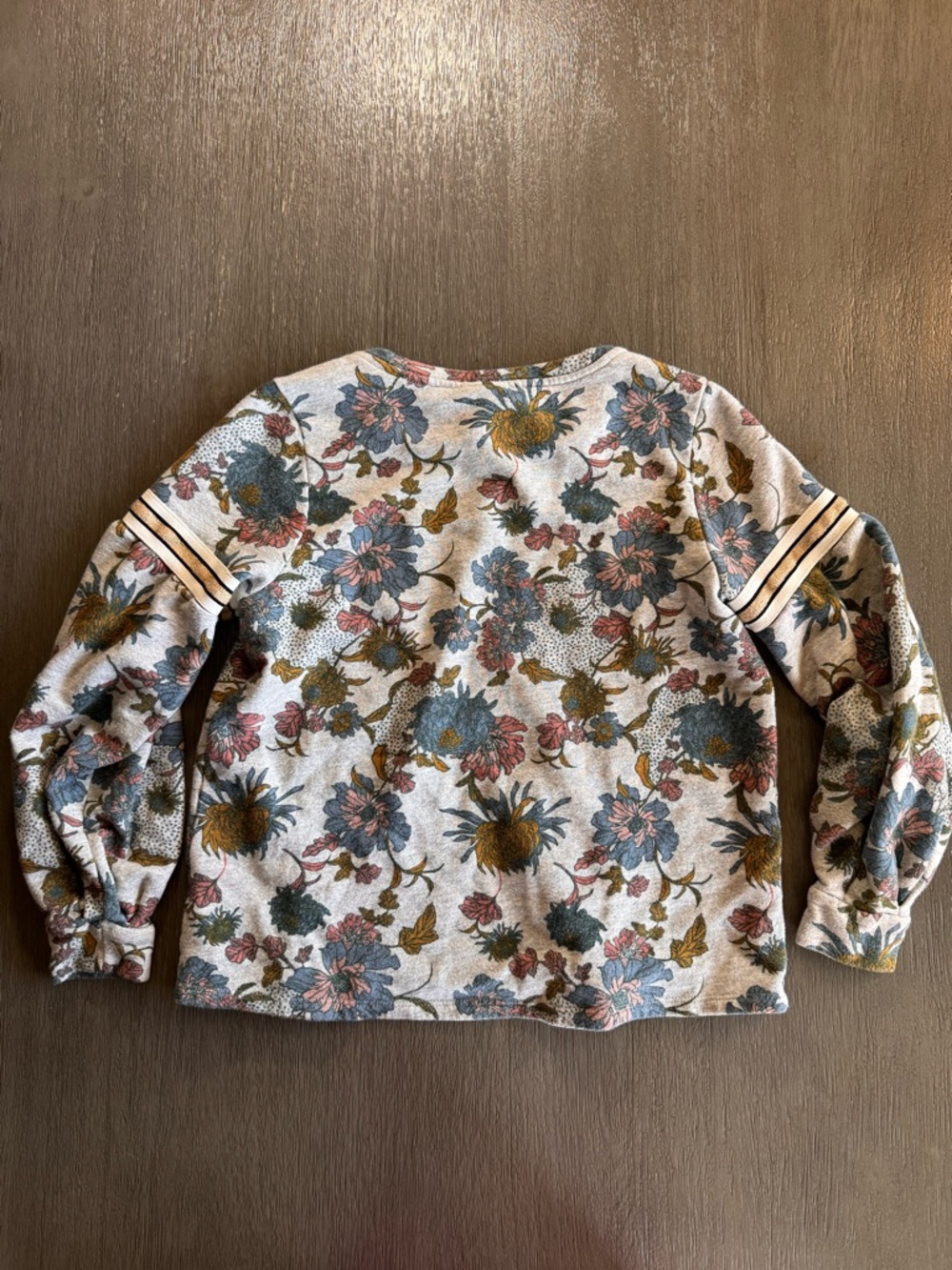 Anthropologie Dolan Sweatshirt Top Long Shirt Tagawa Floral M - Picture 3 of 10